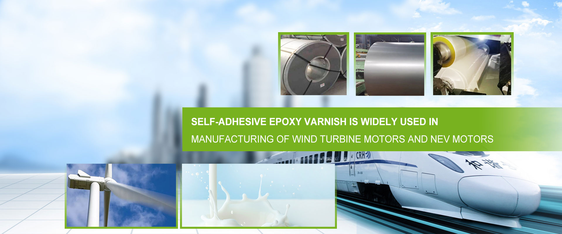 Self-adhesive Bonding Varnish Kanggo Silicon Steel inti piring